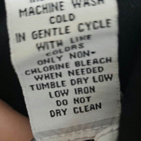 Carmen Marco Valvo Skirt Black Stetch Pull On Pencil Grommet Women Size 8 - Picture 5 of 5